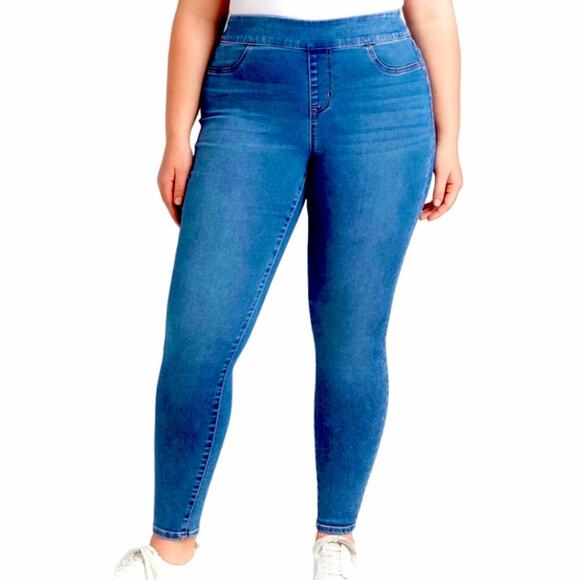 Lane Bryant Jeans High Rise Ultimate Stretch Jegging Ankle Women’s Size 16 Plus - Picture 1 of 10